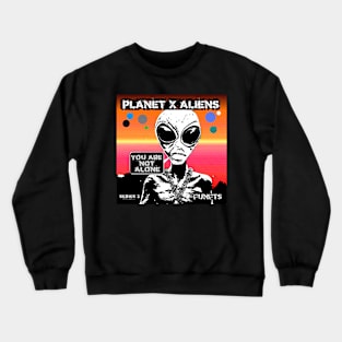 Funny Sci Fi 80'S Retro Aliens Crewneck Sweatshirt